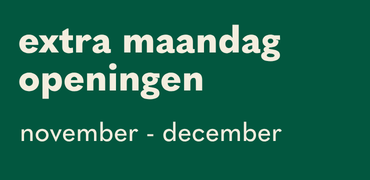 Extra openingsdagen
