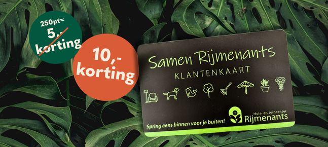 Je gespaarde punten zijn dubbel zoveel waard!