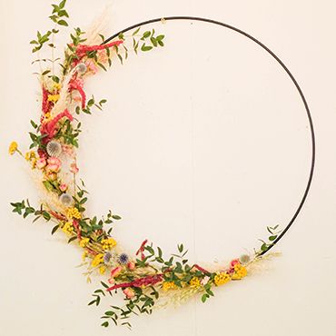 Workshop flowerhoop (droogbloemen)
