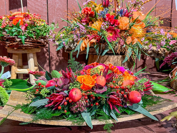 Bloemstukken voor Allerheiligen/ Allerzielen