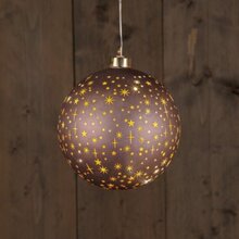 bal glas brons/ster d15cm ww bo