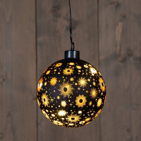 bal glas zwart/kosmos d10cm ww bo