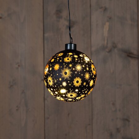 bal glas zwart/kosmos d10cm ww bo