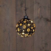 bal glas zwart/kosmos d10cm ww bo