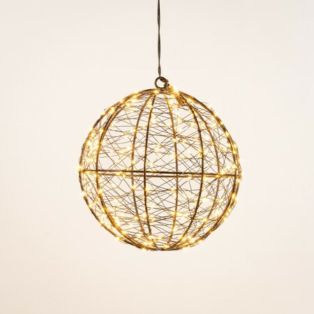 bal metaal 200led fl. d18cm cw - afbeelding 1