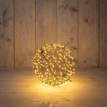 bal metaal 300led fl. d25cm cw - afbeelding 2