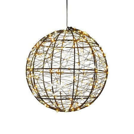 bal metaal 300led flash d25cm cw/ww - afbeelding 1