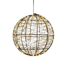 bal metaal 300led flash d25cm cw/ww - afbeelding 1