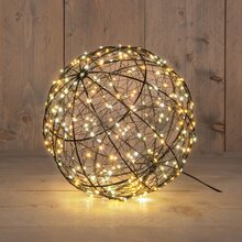 bal metaal 300led flash d25cm cw/ww - afbeelding 2