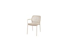 barista stacking chair latte latte w/cush