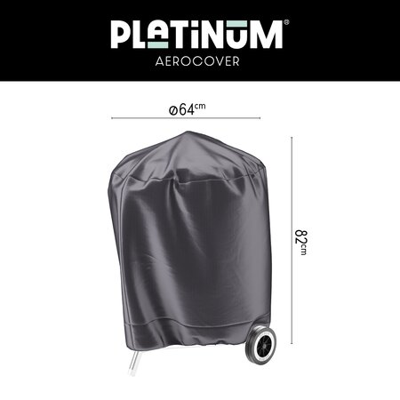 bbq kettle cover d 57cm anthracite