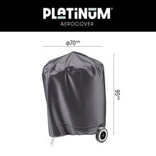 bbq kettle cover d 67cm anthracite