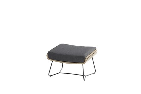 belmond footstool w/cush natural