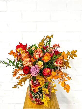 Boeket romantic roses deluxe Medium