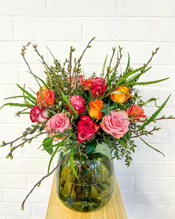 Boeket Romantic Roses Large