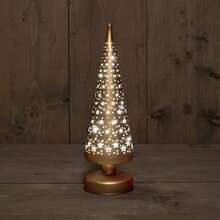 boom glas goud/ster h30cm wwit bo