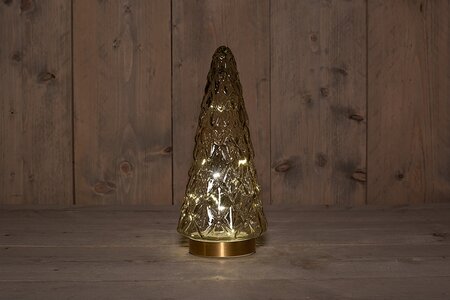 boom glas h28.5cm amber/gd bo
