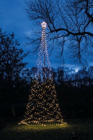boom met ster 836led d160h500cm cw