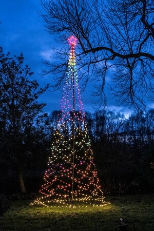 boom met ster 836led d160h500cm rgb