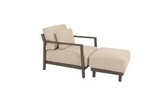 capresi footstool terre w/cushion - afbeelding 2