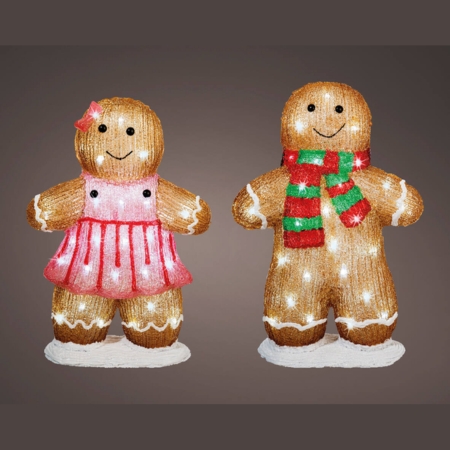 cookie jongen of meisje ass/2 acrylic boy led 31x46cm 48l