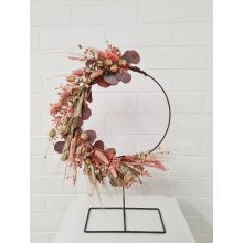 Dreamy Pink flowerhoop (op voet)