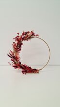 Flowerhoop Romantic Red klein 25cm - afbeelding 1