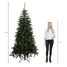 forest frosted pine x-mas tree green h260xd168cm - afbeelding 5
