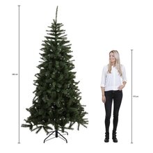 forest frosted pine x-mas tree green h260xd168cm - afbeelding 5