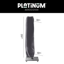 free-arm parasol cover h250x55/60 anthracite