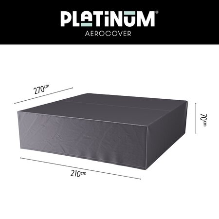free-arm parasol cover h250x85 anthracite