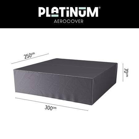 free-arm parasol cover h260x55/60 anthracite