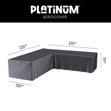 free-arm parasol cover h292x60/65 anthracite