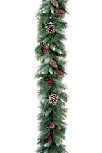 frosted berry garland l274cm d25cm - afbeelding 1