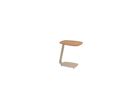 gentle support table teak latte