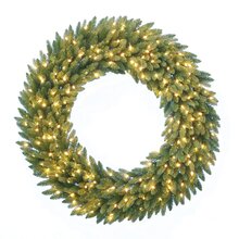 grande fir wreath d61cm 50 led transfo