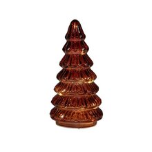 kerstboom glas 18.5x9cm brdx - afbeelding 1