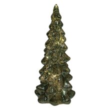 kerstboom glas 25x11cm groen