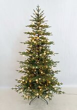 kerstboom incl lichtjes h210cm 500 lamps 2956 tips hinged