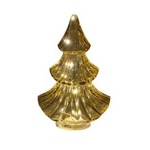 kerstboompje 10led 24x15.5cm amber - afbeelding 1