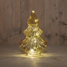 kerstboompje 10led 24x15.5cm amber - afbeelding 2
