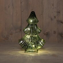 kerstboompje 10led 24x15.5cm groen - afbeelding 2