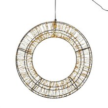 krans metaal 1400led d48cm cw/ww - afbeelding 1