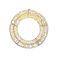 krans metaal 1800led 58x12cm luxery - afbeelding 1