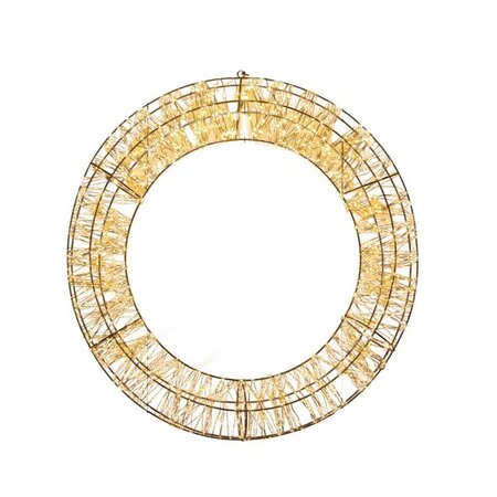 krans metaal 2400led 70x12cm cw - afbeelding 1