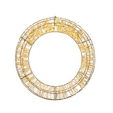 krans metaal 2400led 70x12cm cw - afbeelding 1