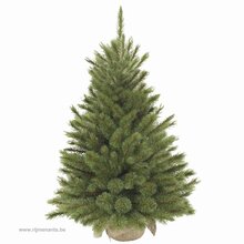 forest frosted x-mas tree w burlap green h60xd45cm