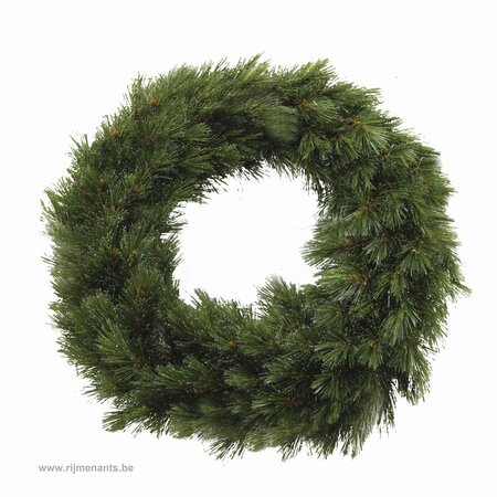 forest frosted wreath green d45cm - afbeelding 1