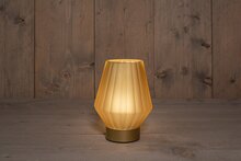 lamp glas d12h17cm mat goud/gd bo