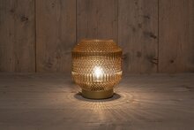 lamp glas d16h17cm amber/gd bo